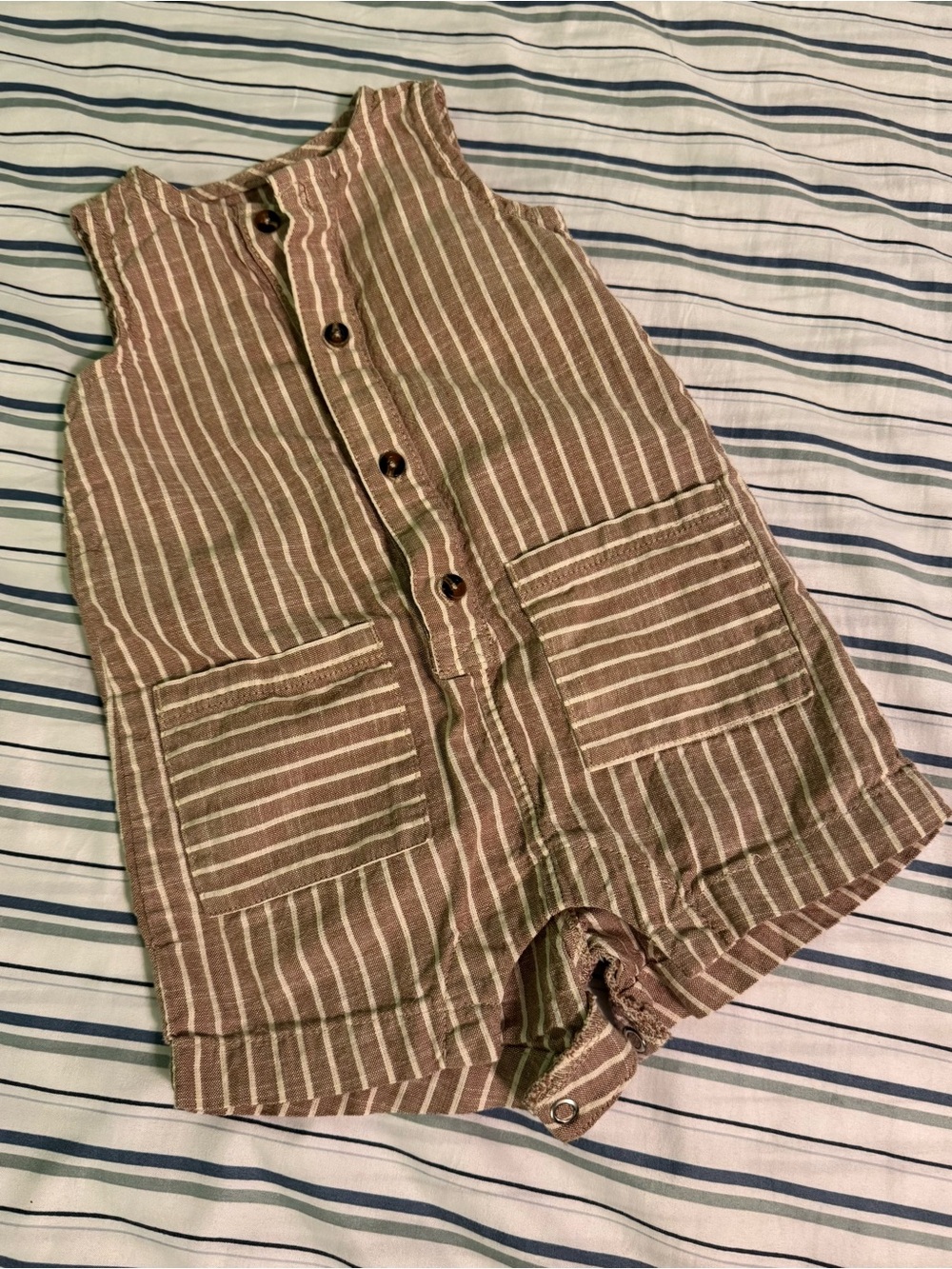Carter’s Striped Brown Romper